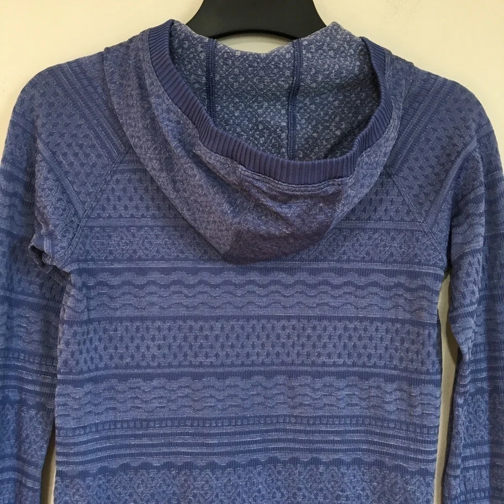Lululemon Rest Less Gatsby Blue Long Sleeve Hoodie